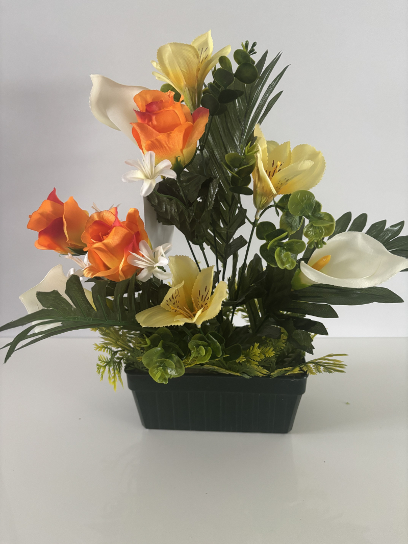 JARDINIERE ROSES & ARUMS JN & OR