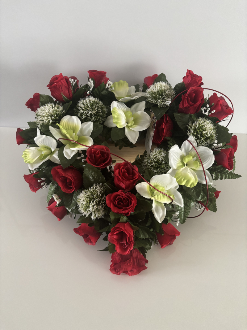 COEUR OUVERT ROSE ALIUM